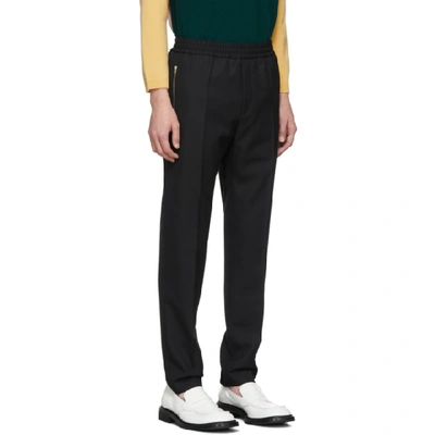 Shop Stella Mccartney Black Wool Piet Trousers In 1000 Black