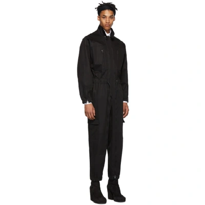 Shop Random Identities Black Versatile Flight Suit