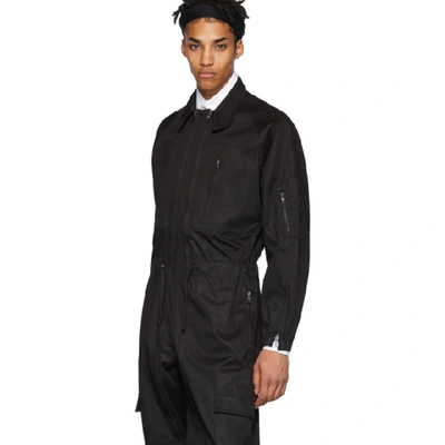 Shop Random Identities Black Versatile Flight Suit