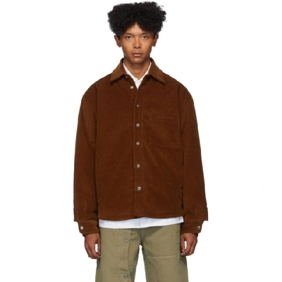 Shop Jacquemus Brown La Chemise Boulanger Shirt In 19606850 Mo