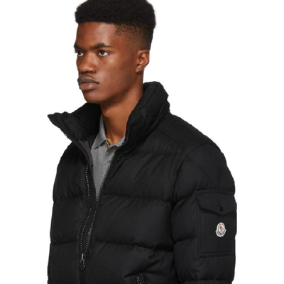 Shop Moncler Black Down Montgenevre Jacket In 999-black