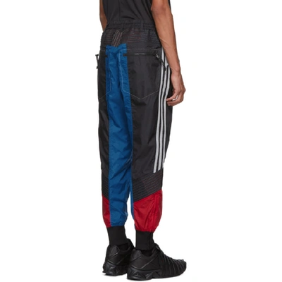 Shop Y-3 Multicolor Colorblock Shell Track Pants In Blkbluered