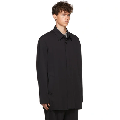 Shop Balenciaga Black Tailored Shirt In 1000 Black