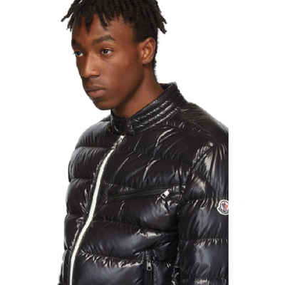 Shop Moncler Black Down Berriat Jacket In 999 Black