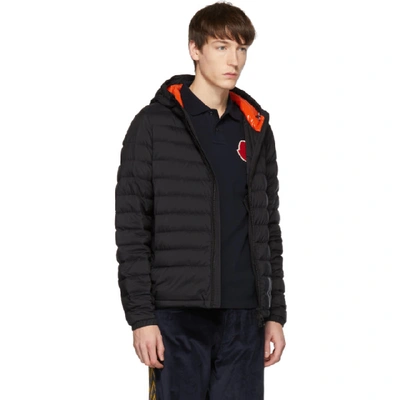 Shop Moncler Black Down Dreux Jacket In 999.black