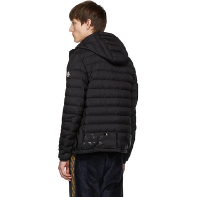 Shop Moncler Black Down Dreux Jacket In 999.black