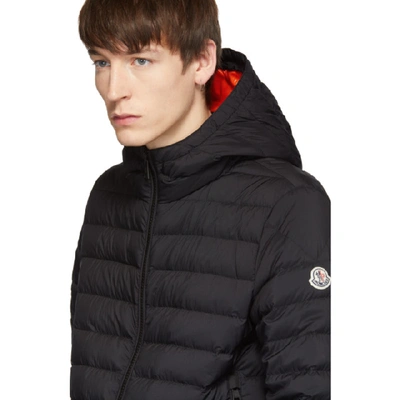 Shop Moncler Black Down Dreux Jacket In 999.black