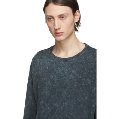 Shop Rochambeau Black Yves Scherer Edition Times Up Long Sleeve T-shirt In Anthracite