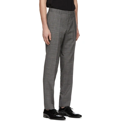 Shop Hugo Boss Boss Grey Genesis4 Trousers In 30 Grey