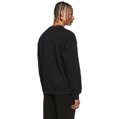 Shop Moschino Black Couture Sweatshirt In A1555 Black