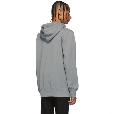 Shop Alyx 1017  9sm Grey Print Hoodie In Gry0001