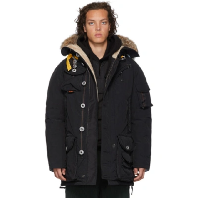 Parajumpers Black Polar Equipment Musher Jacket In 541 Black | ModeSens