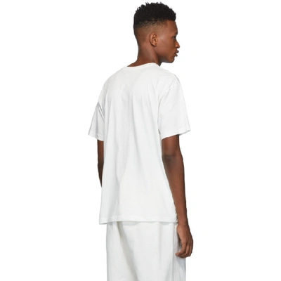 Shop Moschino White Gladiator Teddy T-shirt In V1002 White