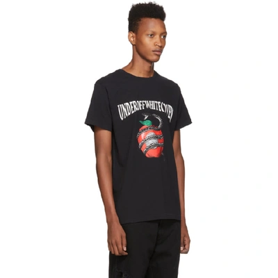 Shop Off-white Black Undercover Edition Apple T-shirt In 1088 Blkmul