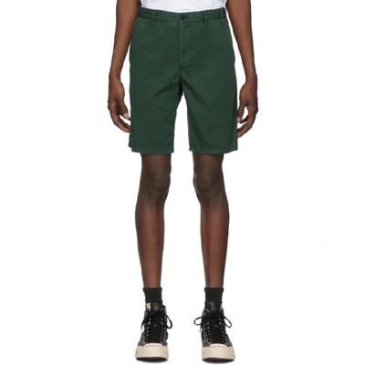 Shop Norse Projects Green Aros Shorts In 8082/ Bott