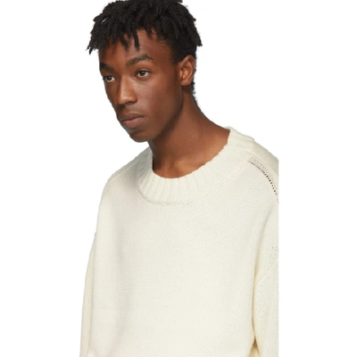 Shop Joseph Off-white Sloppy Joe Sweater In Cream