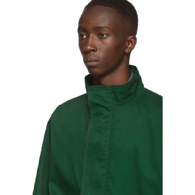 Shop Affix Green And Black Track Jacket In Green/black