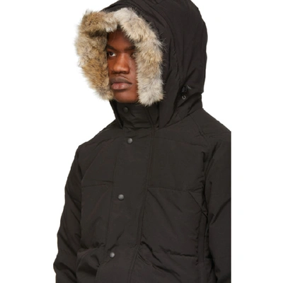 Shop Canada Goose Black Down Emory Parka