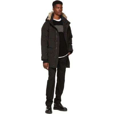 Shop Canada Goose Black Down Emory Parka