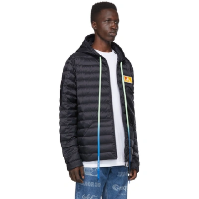 Shop Off-white Navy Down Packable Puffer Jacket In 3201 Dkblwh