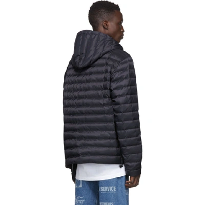 Shop Off-white Navy Down Packable Puffer Jacket In 3201 Dkblwh