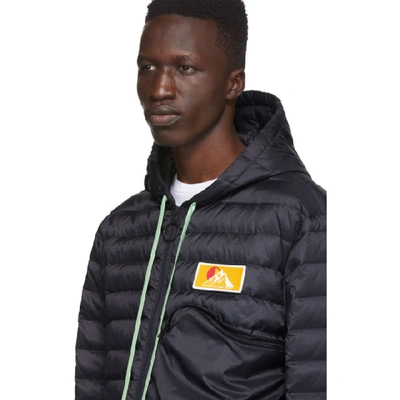 Shop Off-white Navy Down Packable Puffer Jacket In 3201 Dkblwh