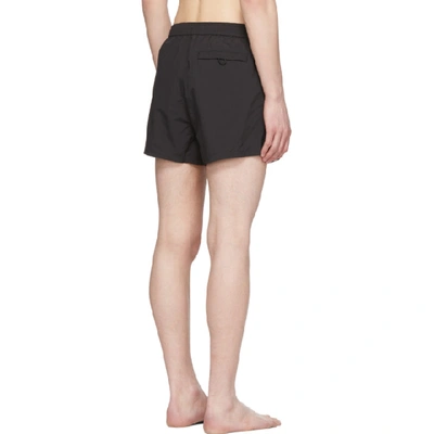 Shop Kenzo Black Logo Swim Shorts In 99 - Black