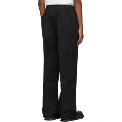 Shop Jil Sander Plus Jil Sanderand Black Wide-leg Casual Trousers In 001 - Black