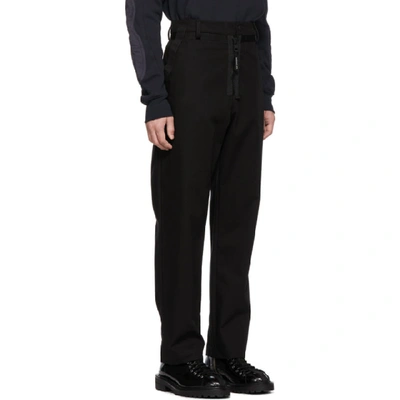 Shop Moncler Genius 5 Moncler Craig Green Black Cotton Trousers In 999black