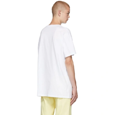 Shop Raf Simons White Heroes Big Fit T-shirt In 00010 White