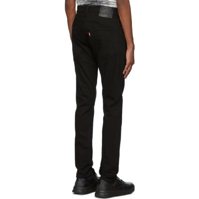 Shop Levi's Levis Black 512 Slim Taper-fit Jeans In Nightshine