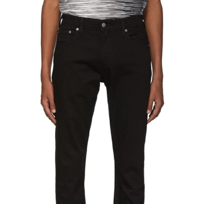 Shop Levi's Levis Black 512 Slim Taper-fit Jeans In Nightshine