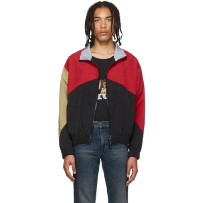 Rhude Flight Jacket Casual Jacket In Red Tech/synthetic In Multicolor |  ModeSens