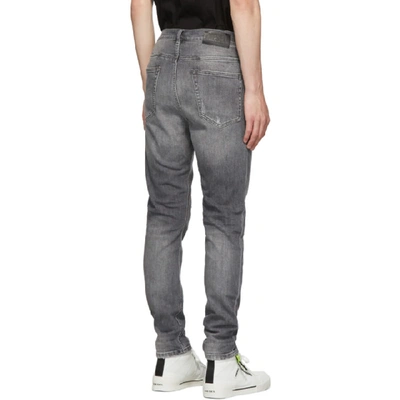 Shop Diesel Grey D-eetar Jeans In 02 Grey