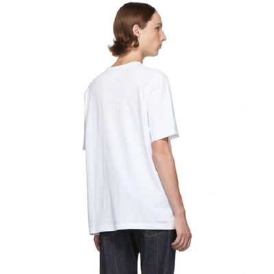 Shop Junya Watanabe White Diegos Burgers T-shirt In 1 Whte