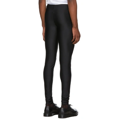 Shop Comme Des Garçons Homme Deux Comme Des Garcons Homme Plus Black Technical Jersey Leggings In 1 Black