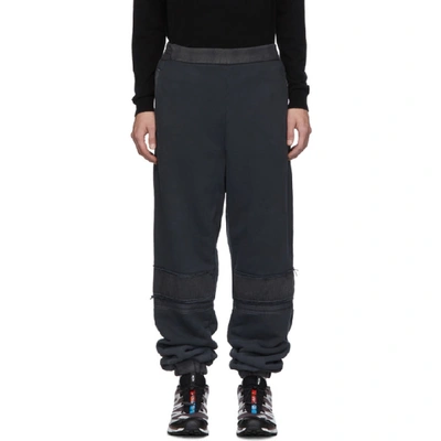 Shop Ambush Black Bleach Patchwork Lounge Pants