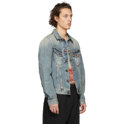 Shop Nudie Jeans Indigo Denim Billy Jacket