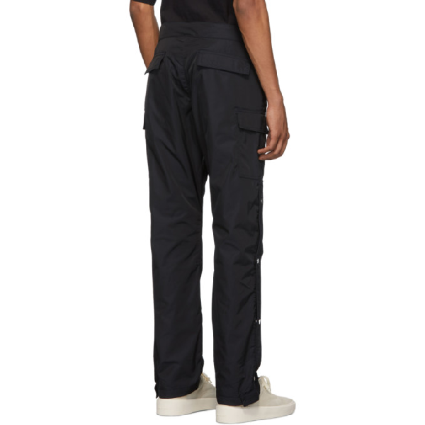 nylon snap cargo pants