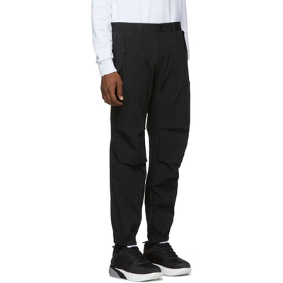 Shop Moncler Black Sports Trousers In 999.black