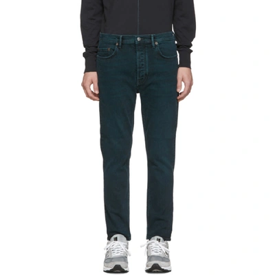 Shop Acne Studios Blue Bla Konst Tapered Jeans In Blkoceanblu