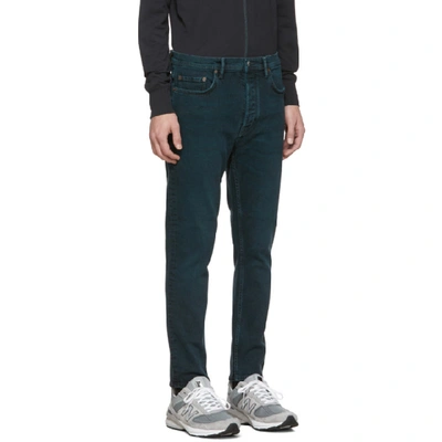 Shop Acne Studios Blue Bla Konst Tapered Jeans In Blkoceanblu