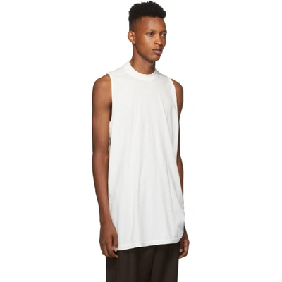 Shop Rick Owens Drkshdw White Rick's Tank In 11 Milk