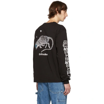 Shop Aries Black I-d Edition Rats Long Sleeve T-shirt