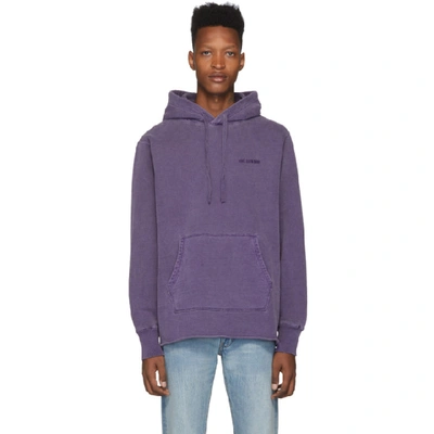 Aime Leon Dore Aime Leon Dore Purple Sand washed Logo Hoodie In Roylpurple ModeSens