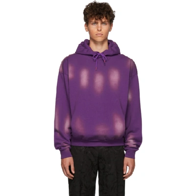 Shop Martine Rose Purple Sunbleach Classic Hoodie In Sunblchprpl