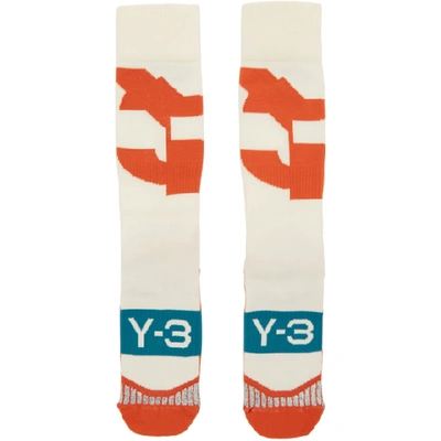 Shop Y-3 Multicolor Logo Tech Socks