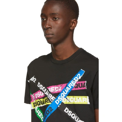 Shop Dsquared2 Black Cool Fit T-shirt In 900 Black