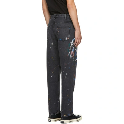 Shop Simon Miller Grey Paint Splatter Jeans In 20023pntspl