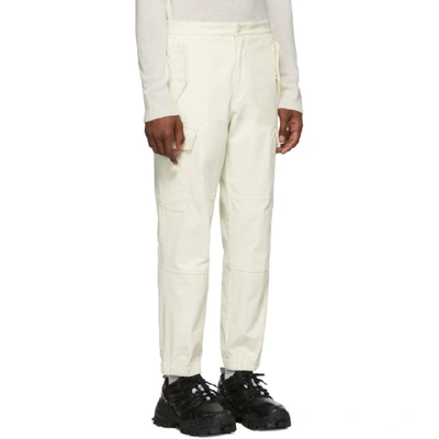 Shop Moncler Genius 2 Moncler 1952 Off-white Sportivo Lounge Pants In 050 Ivory